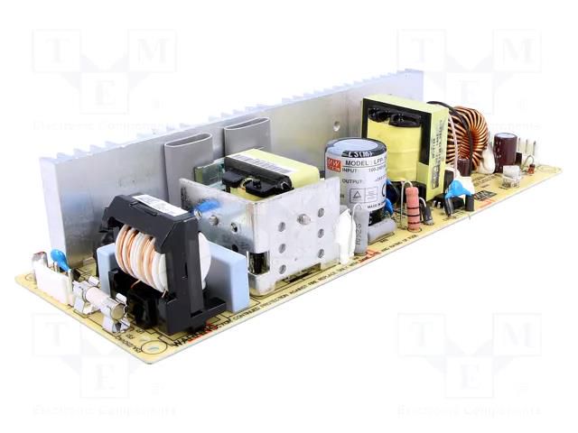 Power supply: switching; open; 151.2W; 120÷370VDC; 90÷264VAC; 6.3A MEAN WELL LPP-150-24