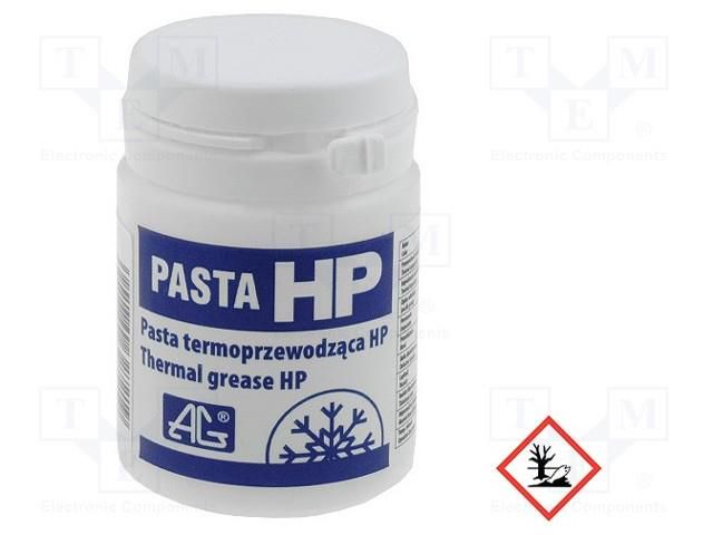 Heat transfer paste; silicon based; PASTA HP; 1.5W/mK; 100g AG TERMOPASTY PASTA-HP-100