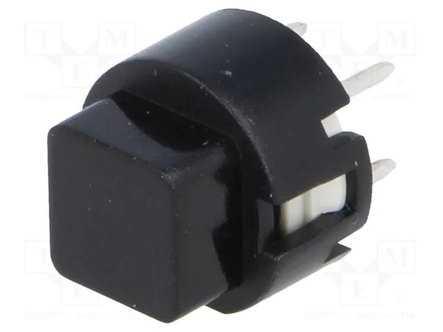 Switch: keypad; Pos: 2; SPST-NO; 0.01A/35VDC; black; none; THT; 1.3N HIGHLY ELECTRIC KS01-AV-BLACK