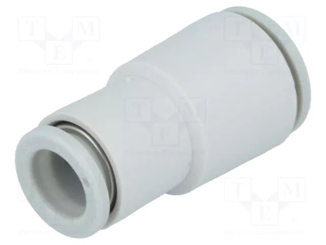 Push-in fitting; straight,reductive; -1÷10bar; polypropylene SMC KQ2H08-10A