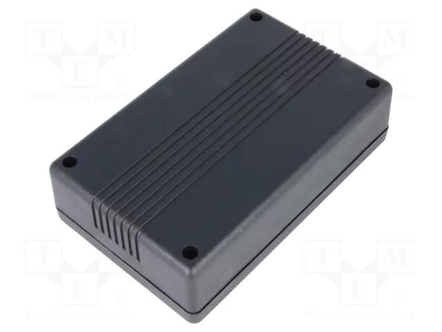 Enclosure: multipurpose; X: 82mm; Y: 131.5mm; Z: 35mm; ABS; black MASZCZYK KM-40