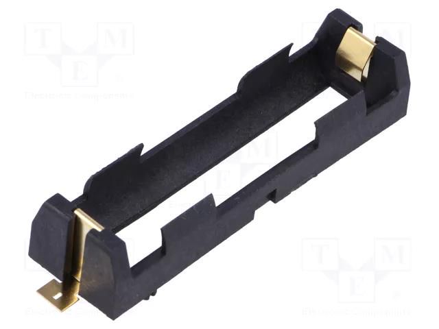 Holder; MR18650; Batt.no: 1; SMT KEYSTONE KEYS1042