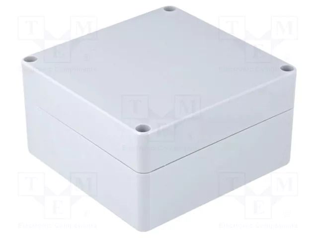 Enclosure: multipurpose; X: 120mm; Y: 122mm; Z: 65mm; EURONORD; grey FIBOX PC121207