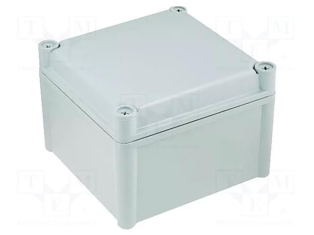 Enclosure: multipurpose; X: 188mm; Y: 188mm; Z: 130mm; SOLID; grey FIBOX PC191913G