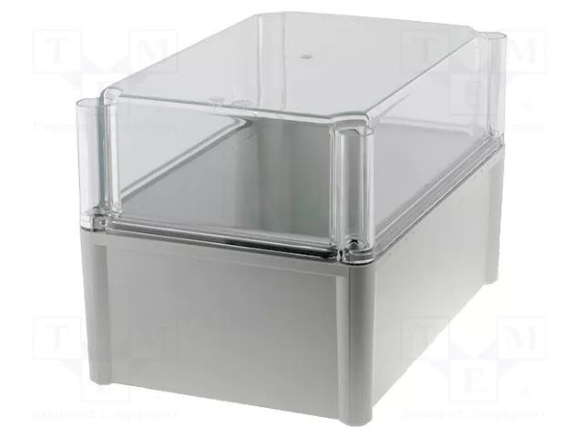 Enclosure: multipurpose; X: 188mm; Y: 278mm; Z: 180mm; SOLID; grey FIBOX PC281918T