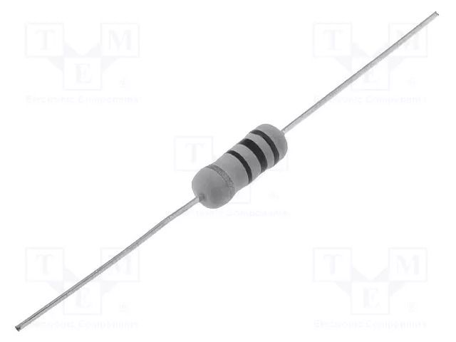 Resistor: wire-wound; THT; 15Ω; 1W; ±5%; Ø0.54x28mm; Ø3.5x10mm ROYALOHM KNP01WS-15R