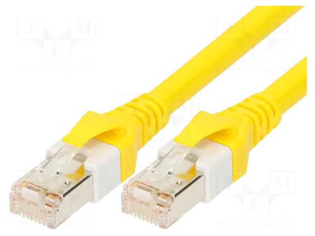 Patch cord; RJ45 plug,both sides; SF/UTP; 5e; stranded; Cu; yellow HARTING 9474747027