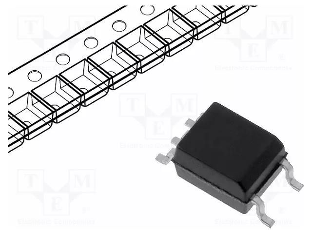 Optocoupler; SMD; Ch: 1; OUT: transistor; 4kV; CTR@If: 120%@5mA; SO5 BROADCOM (AVAGO) ACPL-M49T-000E