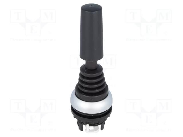 Switch: joystick; 22mm; Stabl.pos: 1; black; none; IP66; RMQ-Titan EATON ELECTRIC M22-WJ4
