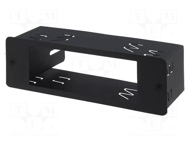 Mounting half frame for CB radio; President; with center hole 4CARMEDIA PCB.TYP.16