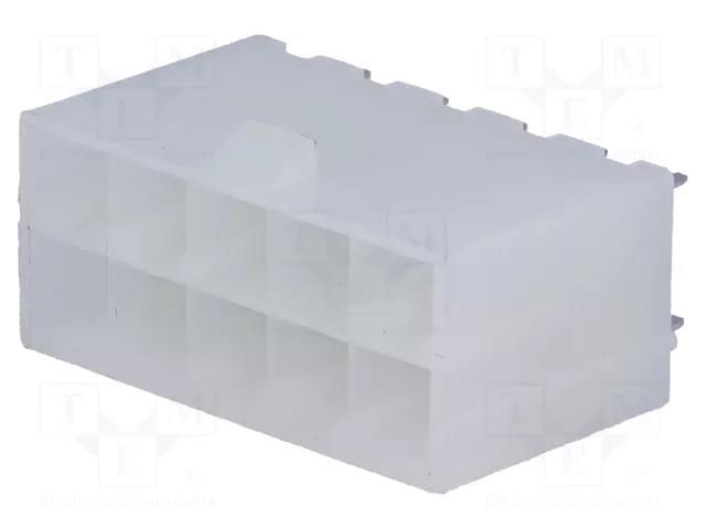 Connector: wire-board; socket; male; PIN: 10; MF42; straight; 7A; THT AMPHENOL COMMUNICATIONS SOLUTIONS MF42-SD-10