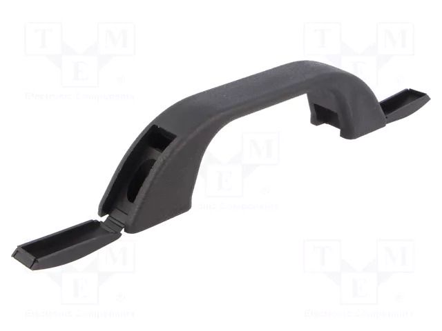 Holder; polypropylene; black; H: 31.5mm; L: 140mm; W: 23.2mm; handle MENTOR MR-3044.1120