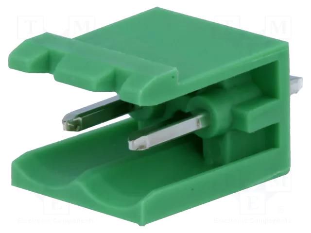 Pluggable terminal block; 5mm; ways: 2; straight; socket; male PHOENIX CONTACT MSTBV2.5/2-G