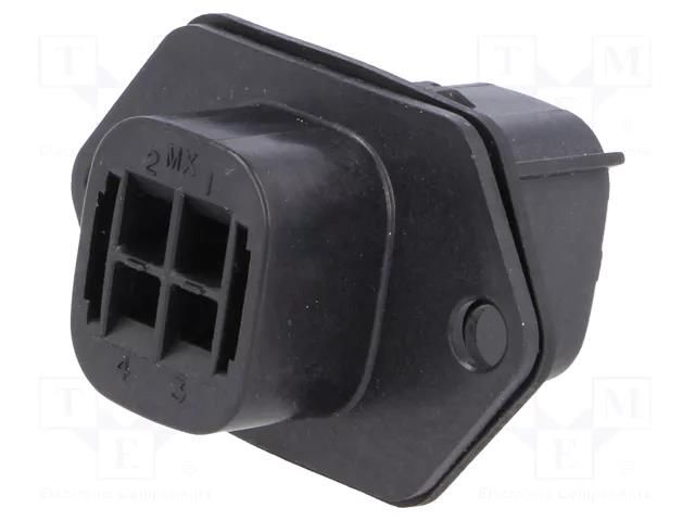Connector: automotive; socket; male; MX150L; 600V; PIN: 4; IP67 MOLEX MX-19429-0043