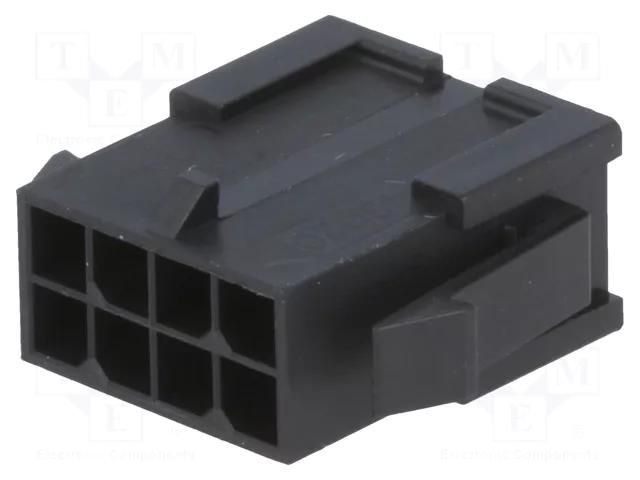 Connector: wire-wire; plug; male; Micro-Fit 3.0; 3mm; PIN: 8; 5A MOLEX MX-43020-0800