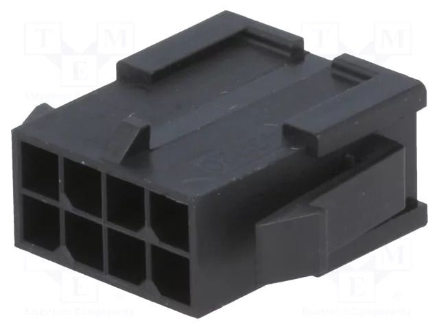 Connector: wire-wire; plug; male; PIN: 8; Micro-Fit 3.0; 3mm; 2x4; 5A MOLEX MX-43020-0800