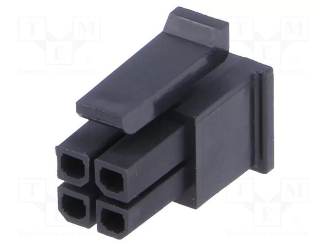 Connector: wire-board; plug; female; PIN: 4; Micro-Fit 3.0; 3mm; 2x2 MOLEX MX-43025-0400