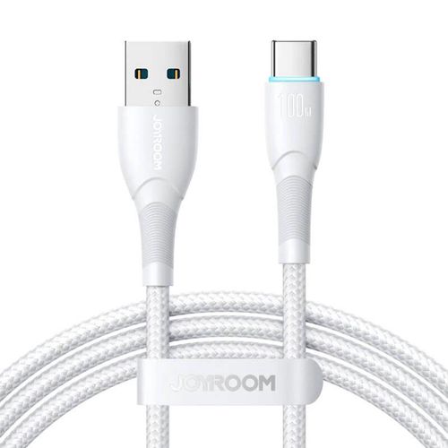 Cable Joyroom SA32-AC6 Starry USB to USB-C, 100W, 1m white, Joyroom SA32-AC6 1m Wh