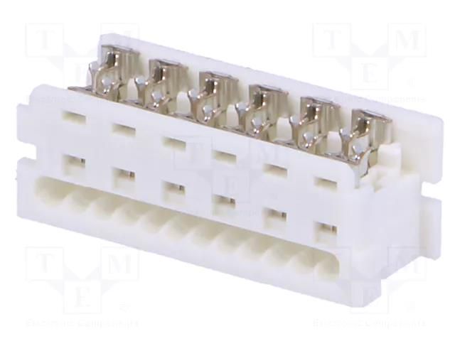 Connector: wire-board; plug; female; PIN: 12; PicoFlex; 1.2A; IDC MOLEX MX-90327-0312