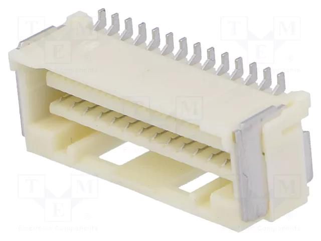 Connector: wire-board; socket; male; CLIK-Mate; 1.5mm; PIN: 28; SMT MOLEX MX-503154-2890