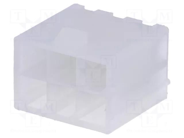 Connector: wire-board; socket; male; PIN: 6; N42G; 600V; straight; 9A NINIGI N42GP-06