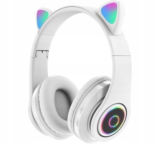 Extralink Kids Headphones Pro White | Wired headphones | Cat Ears, EXTRALINK EX.73608 5906692573608