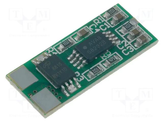 BMS protection; Li-Ion; 19.1x8x2mm; 3A; 7.4VDC SMARTEC PCM-L02S3-074