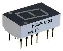 LED DISPLAY, COMMON CATHODE, RED, 3.9MCD HDSP-E103