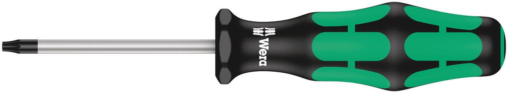 367 TORX® BO Screwdriver for tamper-proof TORX® screws, TX 9x60, Wera 05138259001