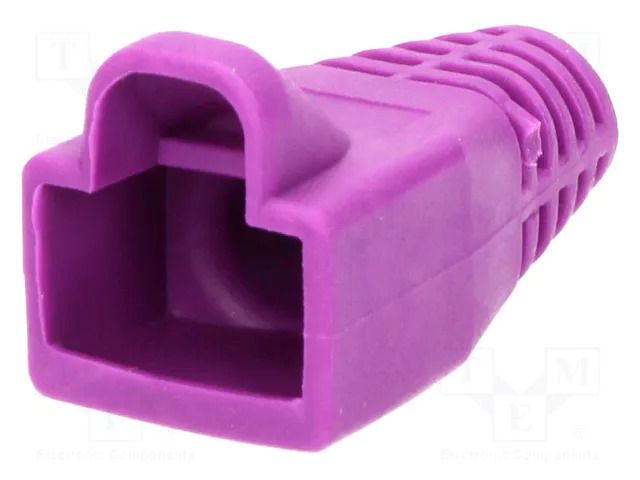 RJ45 plug boot; 6mm; purple ENCITECH RJ45SRB-P