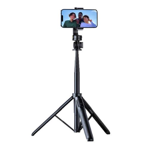 Selfiestick/tripod bluetooth APEXEL APL-D10 1.5m (black), APEXEL APL-D10