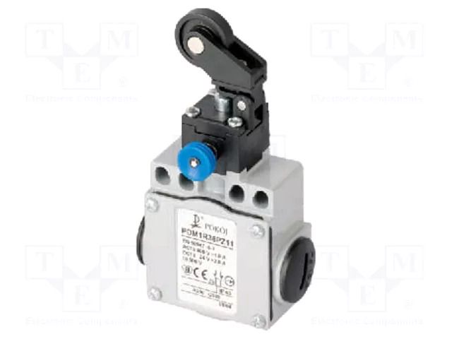 Limit switch; plastic roller Ø22mm,with reset; NO + NC; 10A POKÓJ PDM1R38PZ11