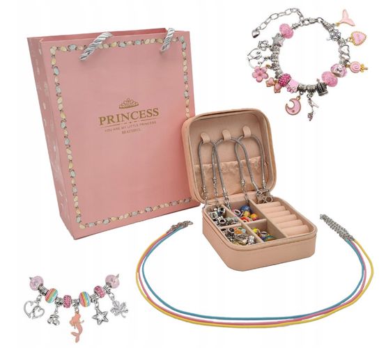Extralink | Jewelry and Bracelet Making Kit | Charms 66 pcs + Bag, EXTRALINK EX.95207 5904960295207