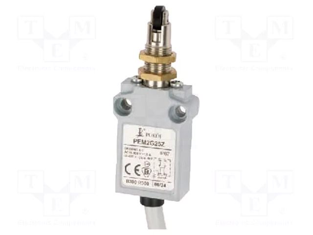 Limit switch; NO + NC; 5A; max.250VAC; max.250VDC; cables; 1m; IP67 POKÓJ PEM2G25Z