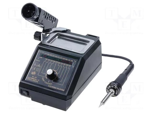 Station: soldering; Station power: 48W; 150÷420°C; ESD SOLOMON SORNY ROONG PENSOL-SL20E-N