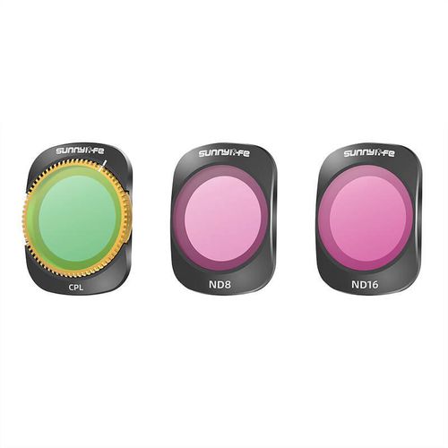 3 filters CPL+ND8+ND16 Sunnylife for Pocket 3, Sunnylife OP3-FI735