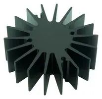 HEATSINK, SCOB, ALUM ALLOY, 55MM X 20MM ILA-HSINK-RADL-55X20MM-BLK