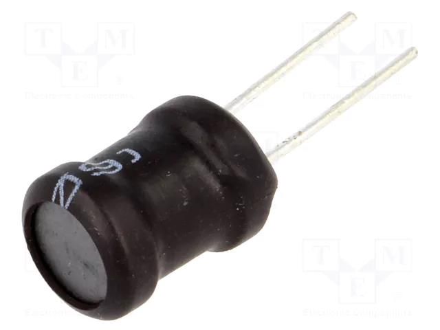 Inductor: wire; THT; 270uH; Ioper: 1.35A; 480mΩ; ±10%; Isat: 1.5A FERROCORE COIL0912-0.27