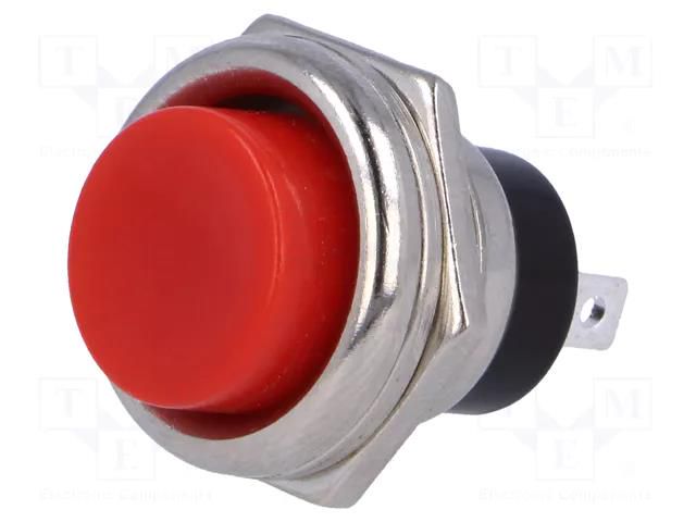 Switch: push-button; Pos: 2; 2A/250VAC; OFF-(ON); Illumin: none NINIGI PS26BRD