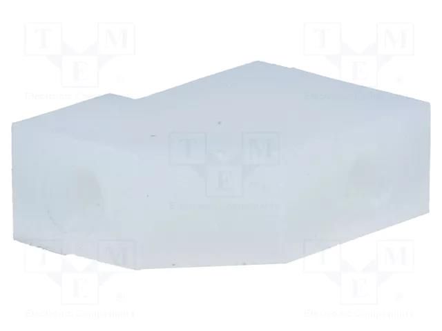 Bracket; polyamide; L: 16mm; H: 13mm; Body: natural; W: 6mm ESSENTRA RI-PCB-MB-01
