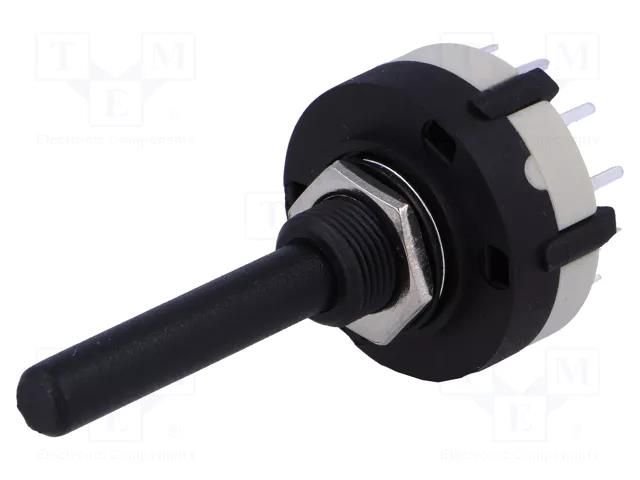 Switch: rotary; Pos: 12; 0.3A/125VAC; 1A/30VDC; Poles number: 2; 30° CANAL ELECTRONIC SR26NS126PM10