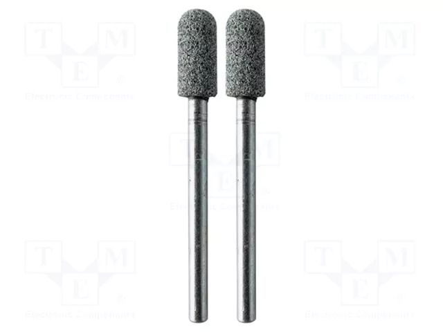 Grindingstone; Ø: 6mm; Ø: 3mm; 2pcs; silicon carbide; Bit len: 10mm PG MINI PG-M2465