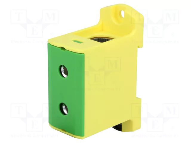 Splice terminal: rail; 320A; 690V; screw terminal; yellow-green OUNEVA T021150.YG