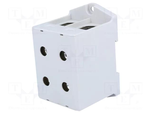 Splice terminal: rail; 850A; 690V; screw terminal; grey; polyamide OUNEVA T022240