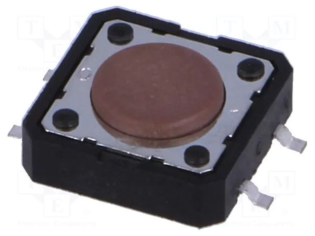 Microswitch TACT; SPST-NO; Pos: 2; 0.05A/12VDC; SMT; none; 1.6N NINIGI TACTM-24N