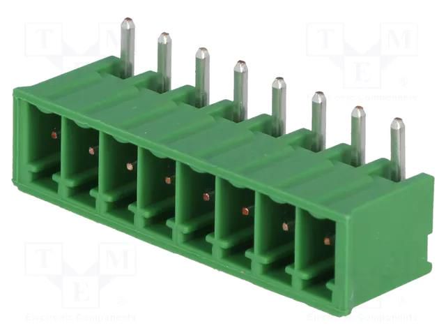 Connector: pluggable terminal block; socket; male; 11A; 300V; THT TE Connectivity TBG-3.5-KW-8P