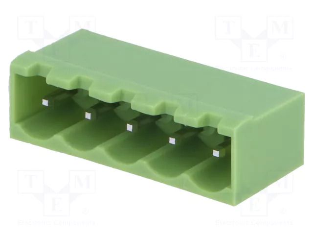 Connector: pluggable terminal block; socket; male; 15A; 300V; THT XINYA TBG-5-PW-5P-GN