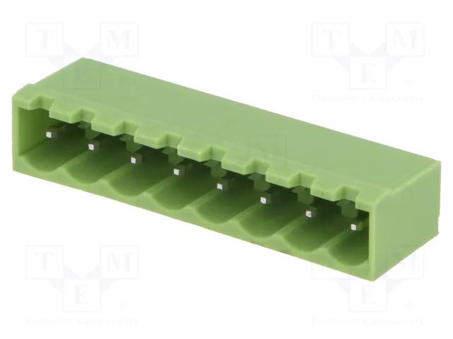 Connector: pluggable terminal block; socket; male; 15A; 300V; THT XINYA TBG-5-PW-8P-GN