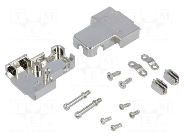 Enclosure for connectors: D-Sub; D-Sub 9pin,D-Sub HD 15pin ENCITECH TRI-M-09-K