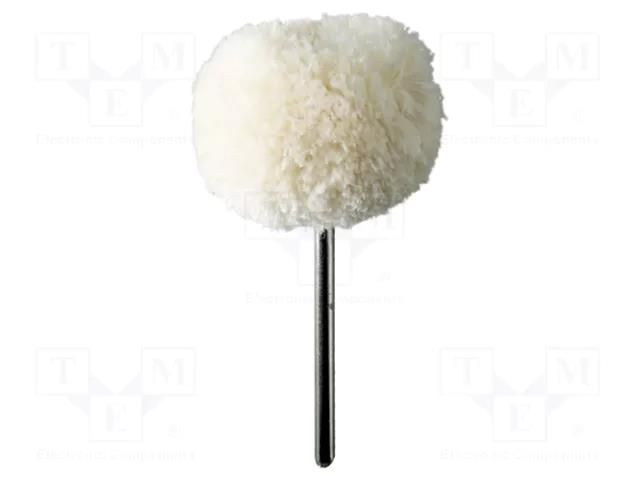 Polishing wheel; Ø: 24mm; Tool material: cotton PG MINI PG-M4810